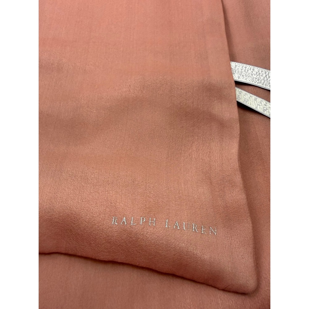 Ralph Lauren Collection Purple Label Silk Scarf Pink Cream Made in Japan - Picture 7 of 14